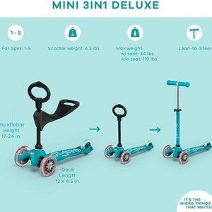 Micro Mini Seat & O-bar - Scooter Accessories
